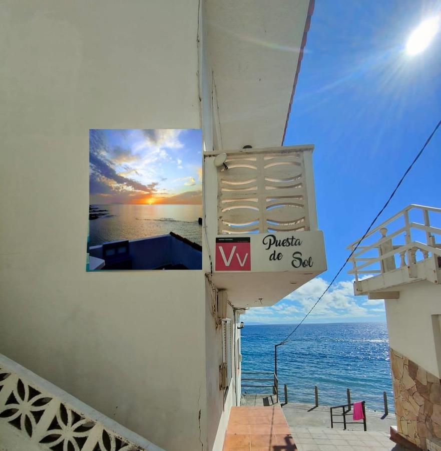 Vv Puesta De Sol Frente Al Mar Con Balcon Y Aire Acondicionado Daire Alojera Dış mekan fotoğraf