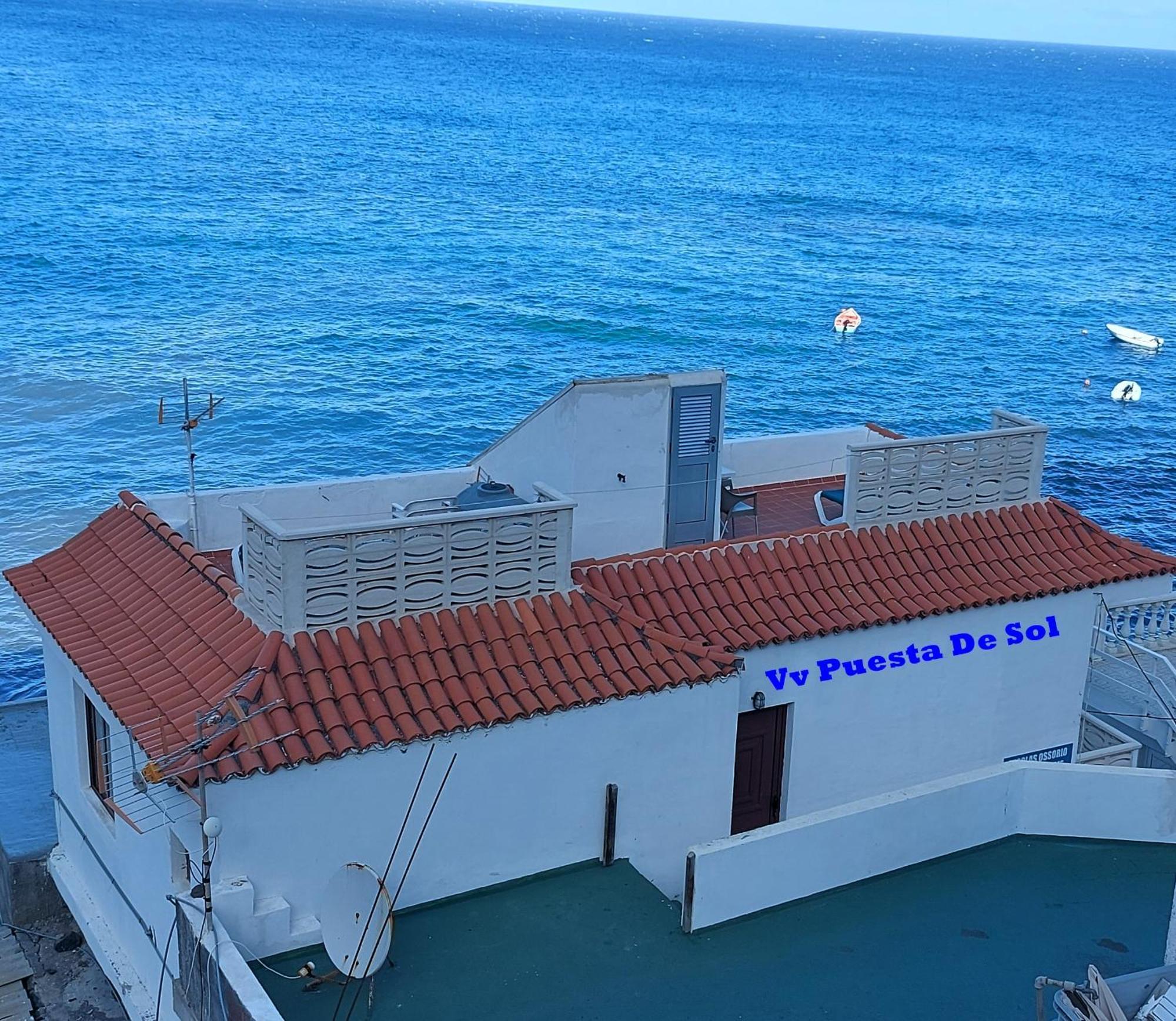 Vv Puesta De Sol Frente Al Mar Con Balcon Y Aire Acondicionado Daire Alojera Dış mekan fotoğraf